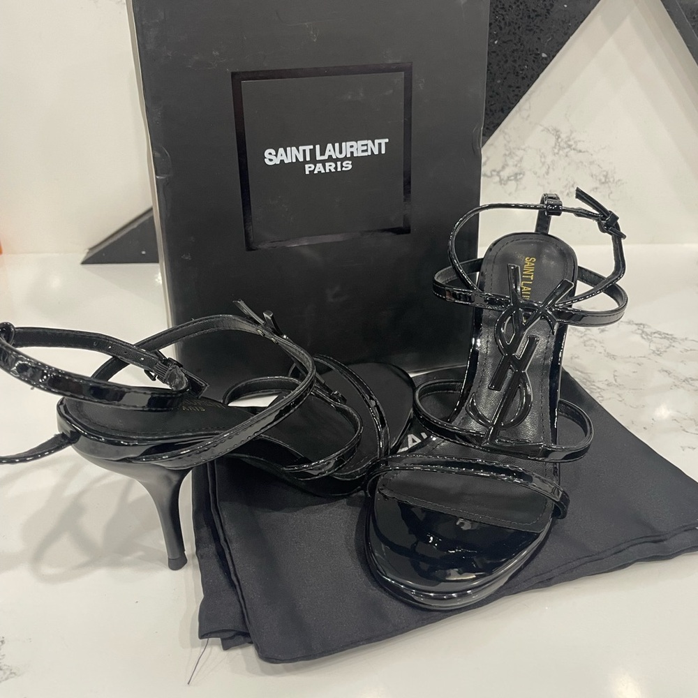 YSL Black Heels
